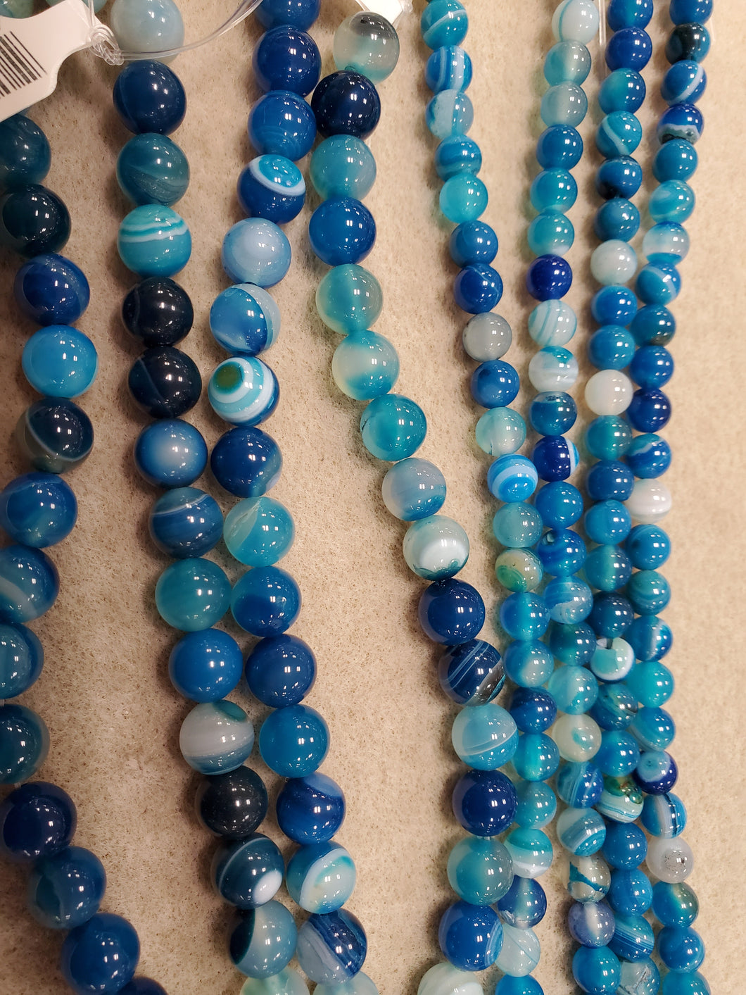 Agate Blue Round