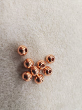 Load image into Gallery viewer, 304 Stainless Steel Rose Gold Round Spacer
