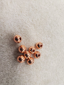 304 Stainless Steel Rose Gold Round Spacer