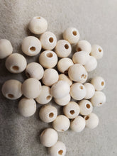 Load image into Gallery viewer, Wood Beads Natural
