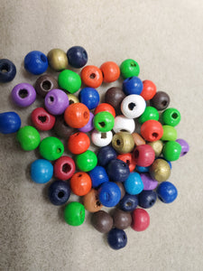 Wood Beads Round 8mm