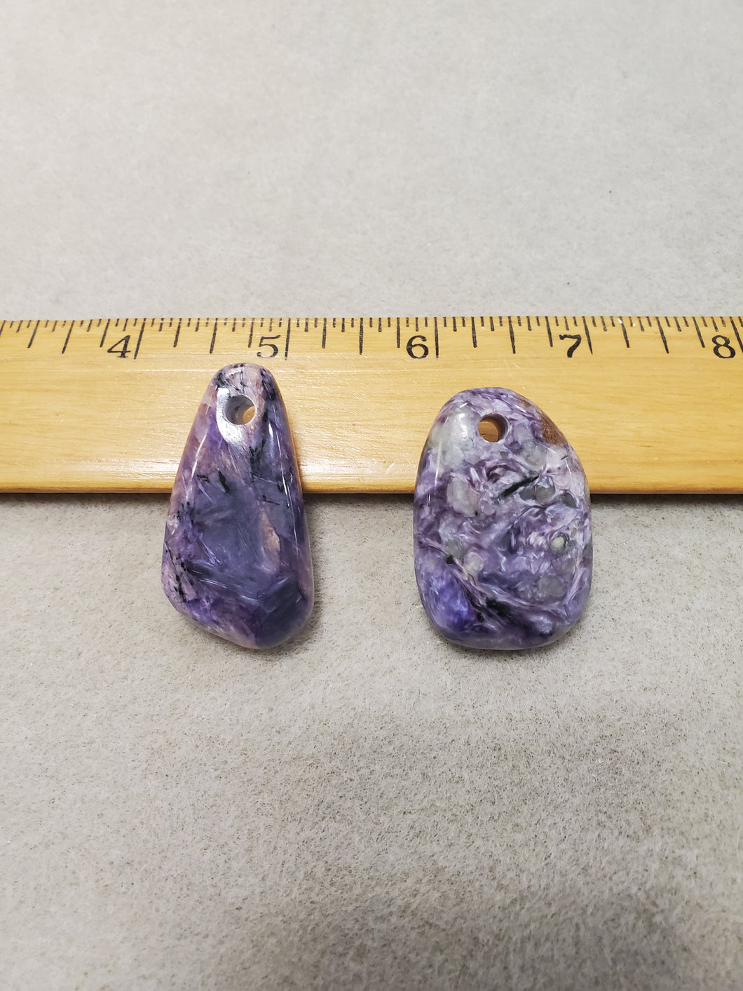 Charoite Drilled Pendant