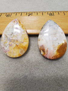Side Drilled Owyhee Jasper Pendant