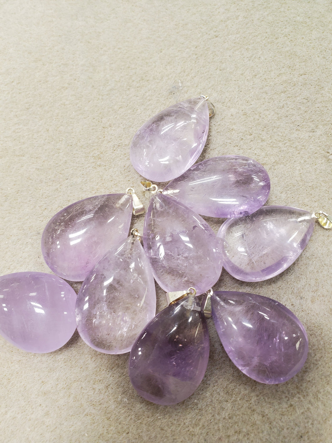 Amethyst Drop Pendant