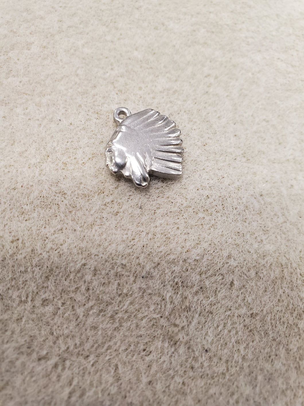 304 Stainless Steel Indian Head Charm