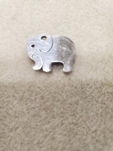 304 Stainless Steel Elephant Charm