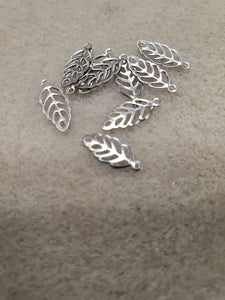 304 Stainless Steel Leaf Charms