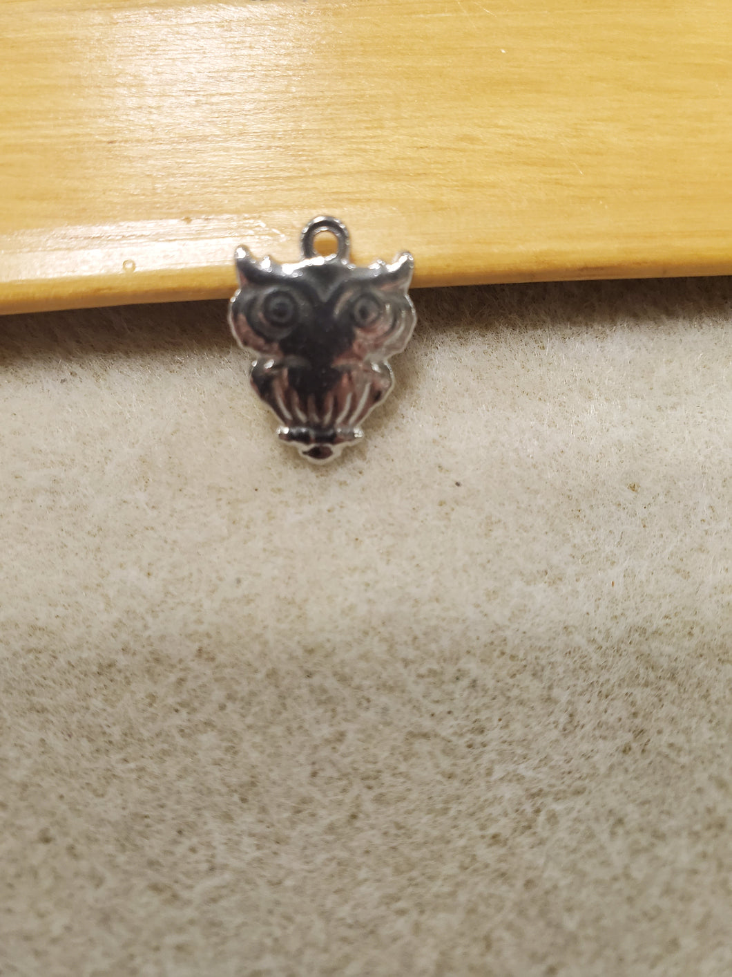 304 Stainless Steel Owl Charm