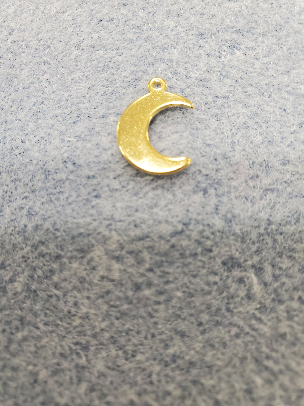 304 Stainless Steel Golden Moon Charm