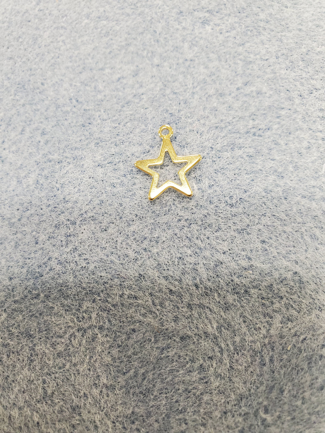 304 Stainless Steel Golden Star Charm