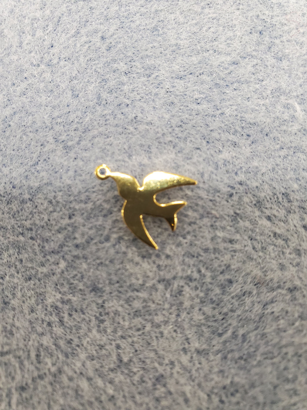 304 Stainless Steel Golden Swallow Charm