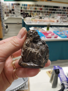 Bronzite Laughing Buddha
