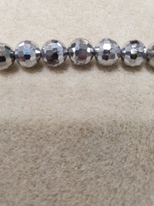 Faceted Round Glass Crystal 8mm