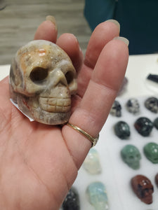 Gemstone Skull 2"