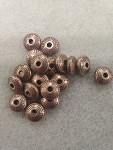Flat Round Abacus Spacer