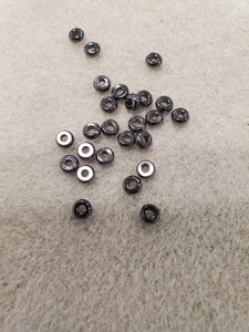 Brass Donut Spacer Black