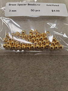 Brass Round Spacer Bead