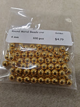 Load image into Gallery viewer, Brass Round Spacer Bead
