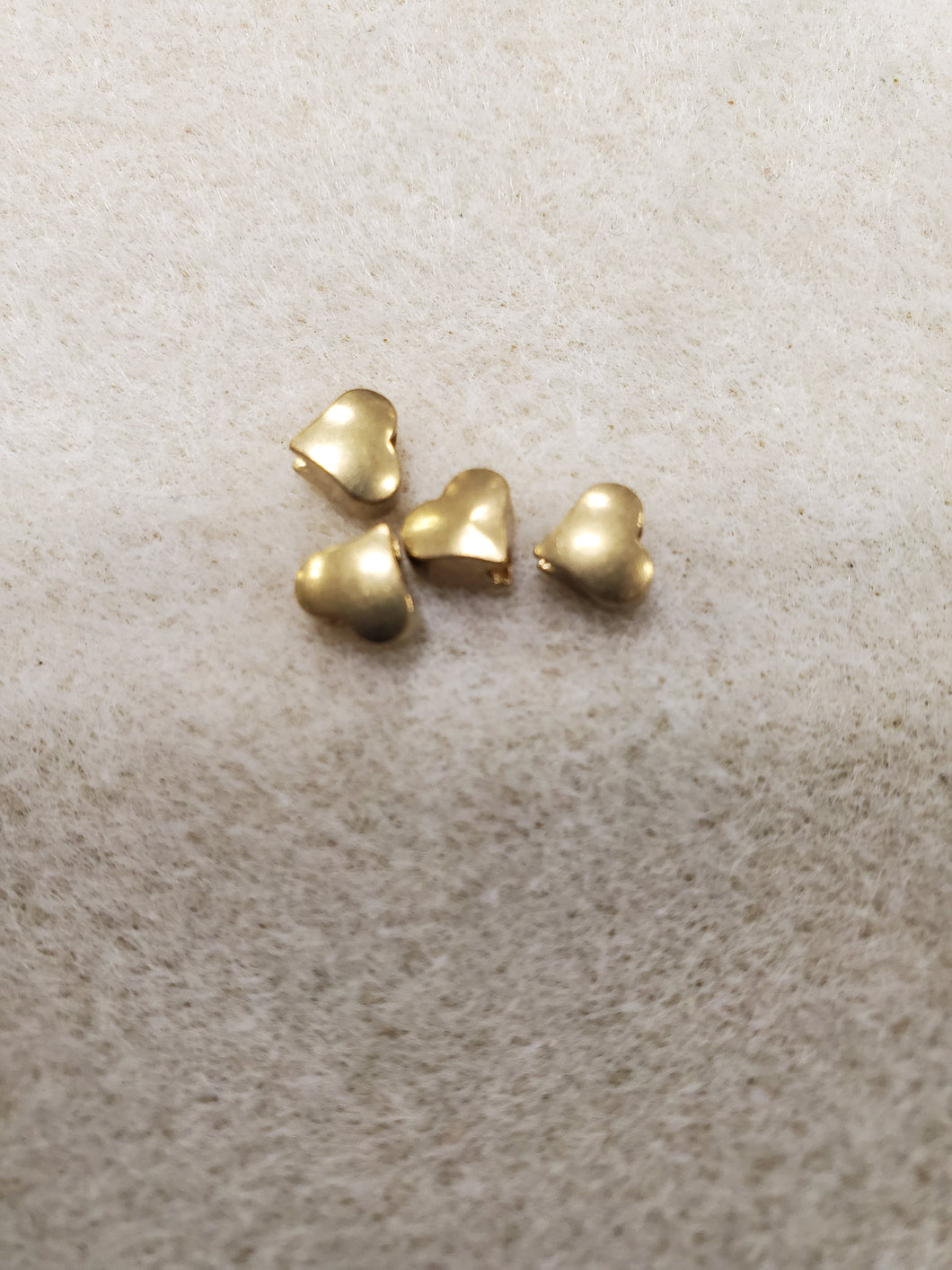 Brass Heart Bead