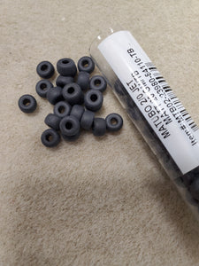 2/0 SEED BEAD MATUBO JET MATTE