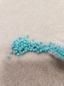 3-CUT BEAD 9/0 OP TURQUOISE