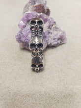 Load image into Gallery viewer, 304 STAINLESS TRIPLE SKULL BEAD

