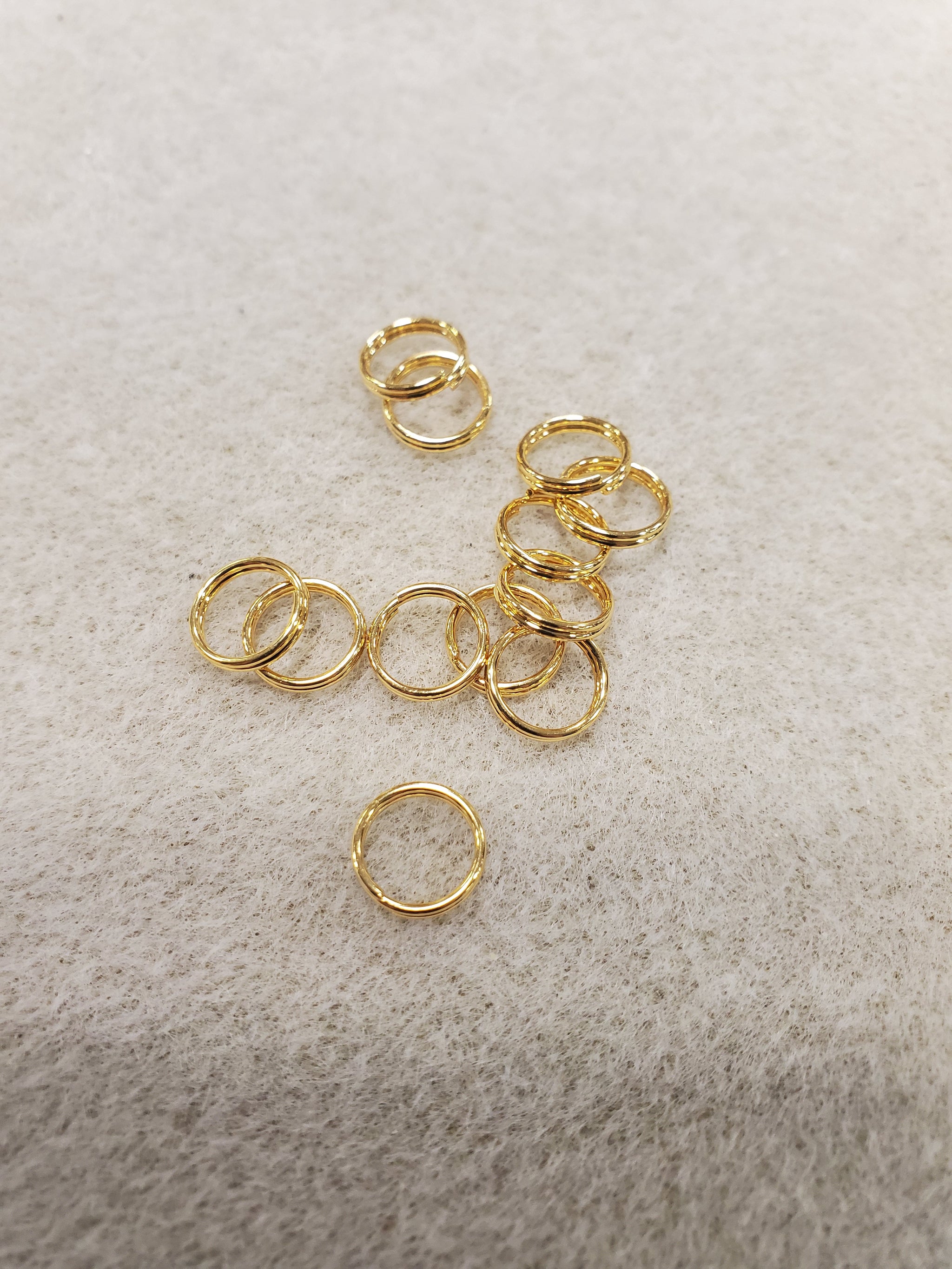 304 Strong Stanless Steel Open Splt Jump Rngs Connector Jewellery