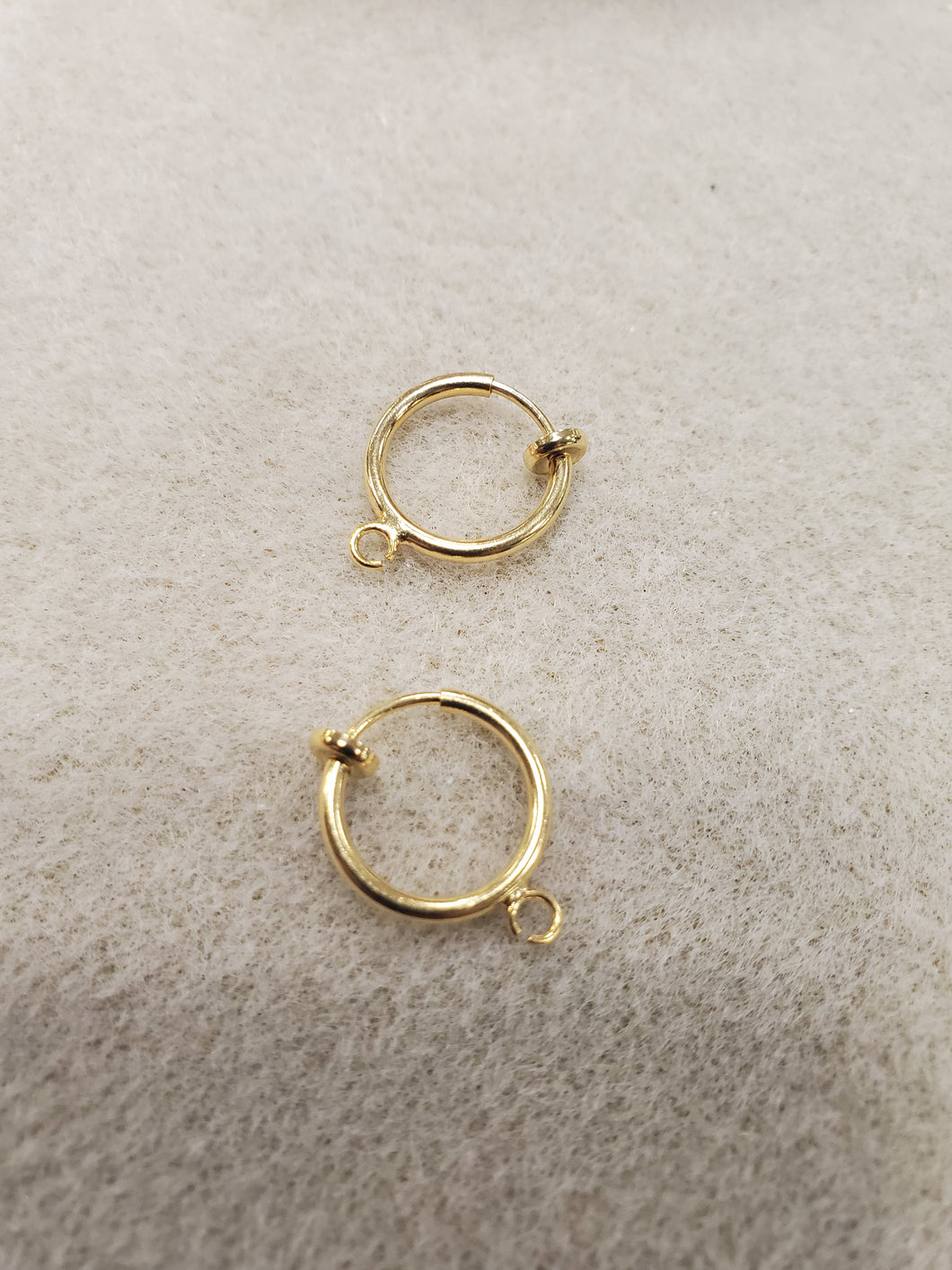 316 STAINLESS EARRING SPRING-ON HOOP