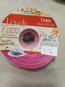 LOVELY KNOTS STRAWBERRY PINK