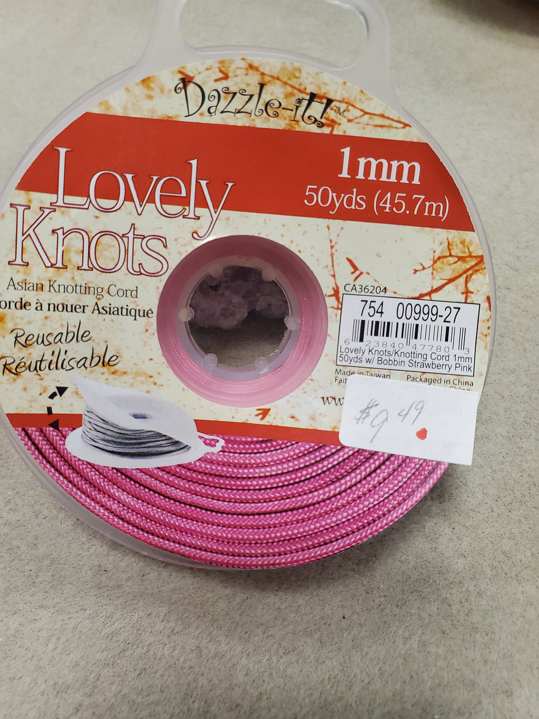 LOVELY KNOTS STRAWBERRY PINK
