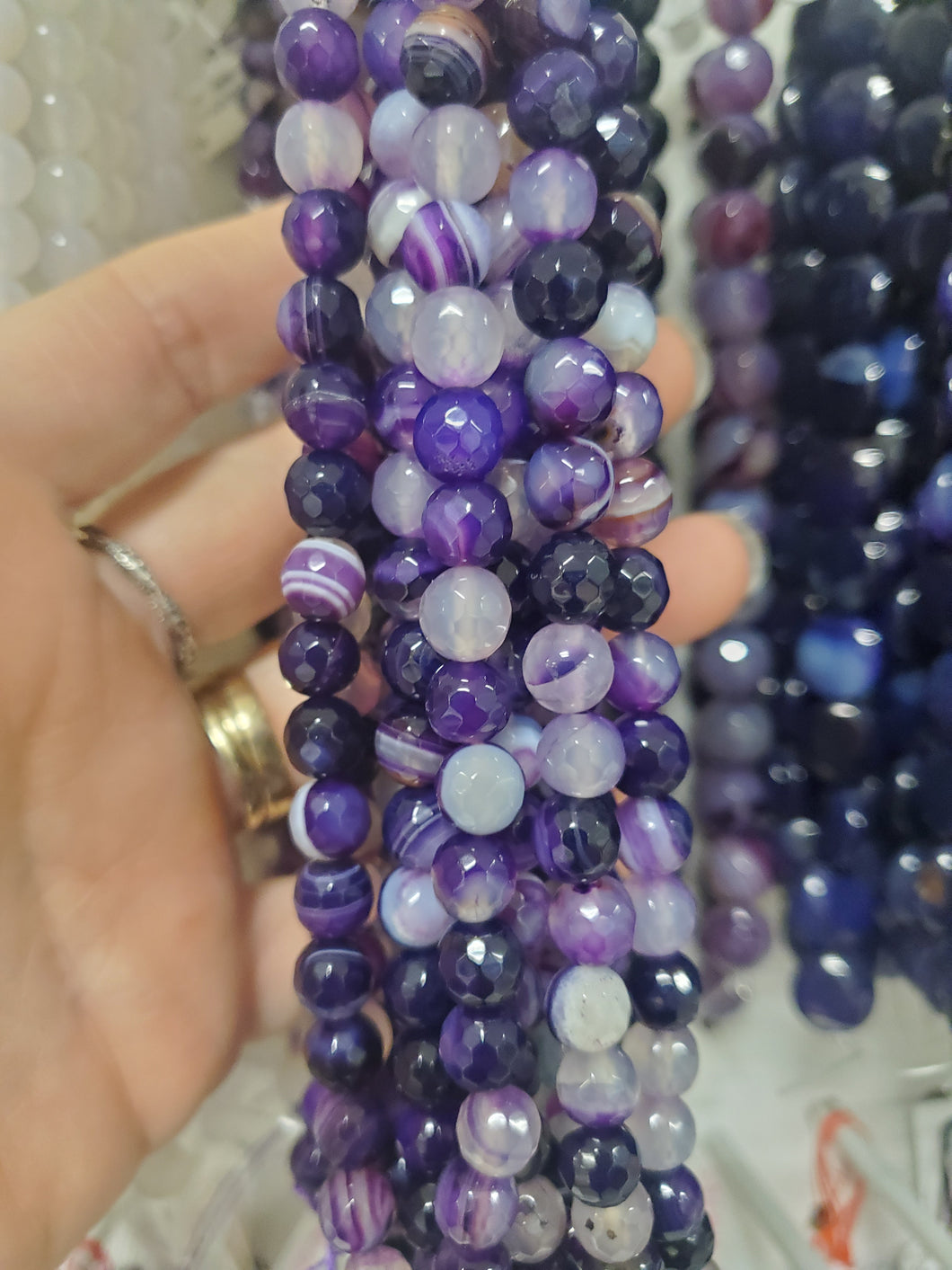 AGATE PURPLE 8MM