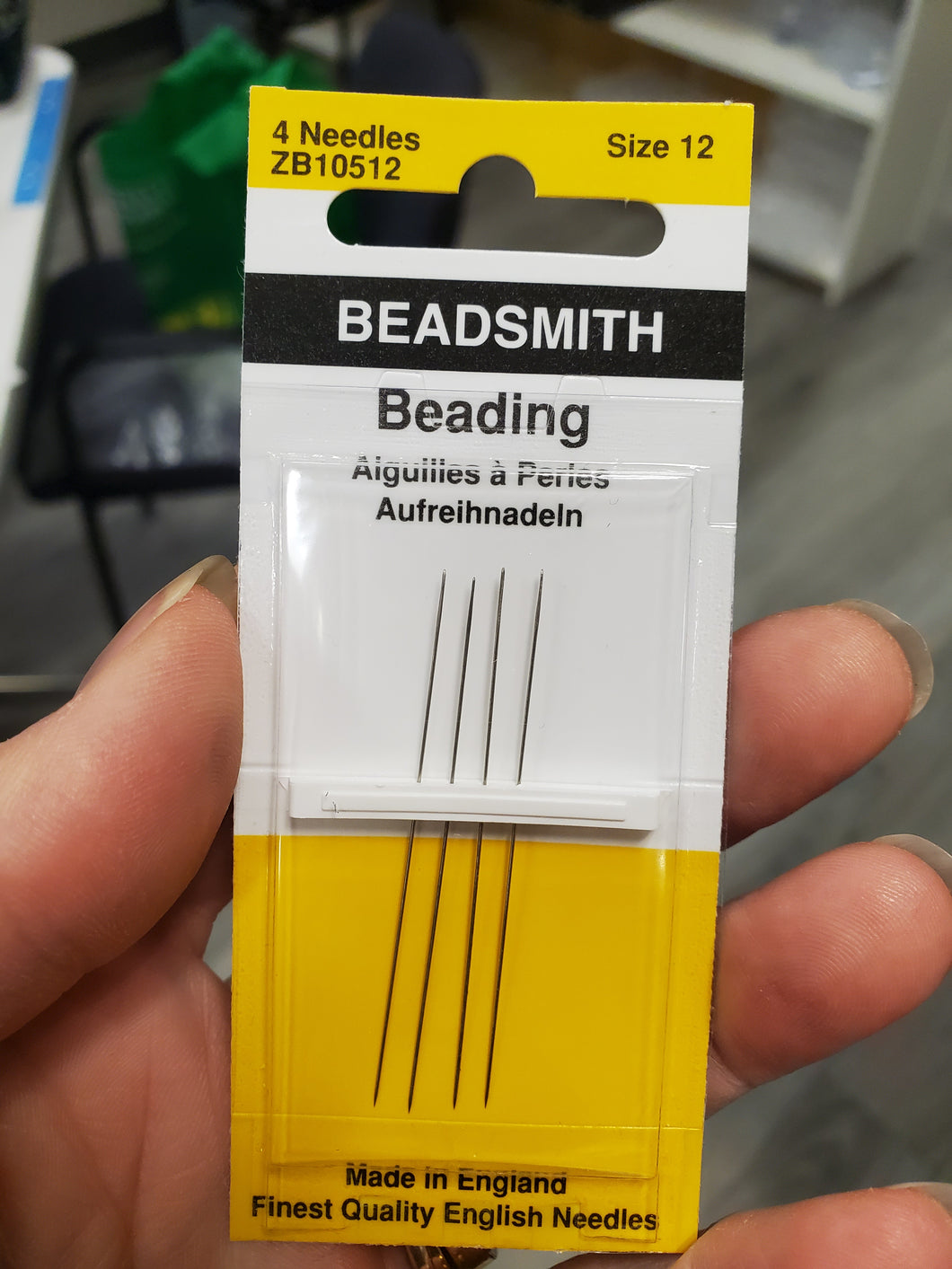 BEADING NEEDLES #12 LONG