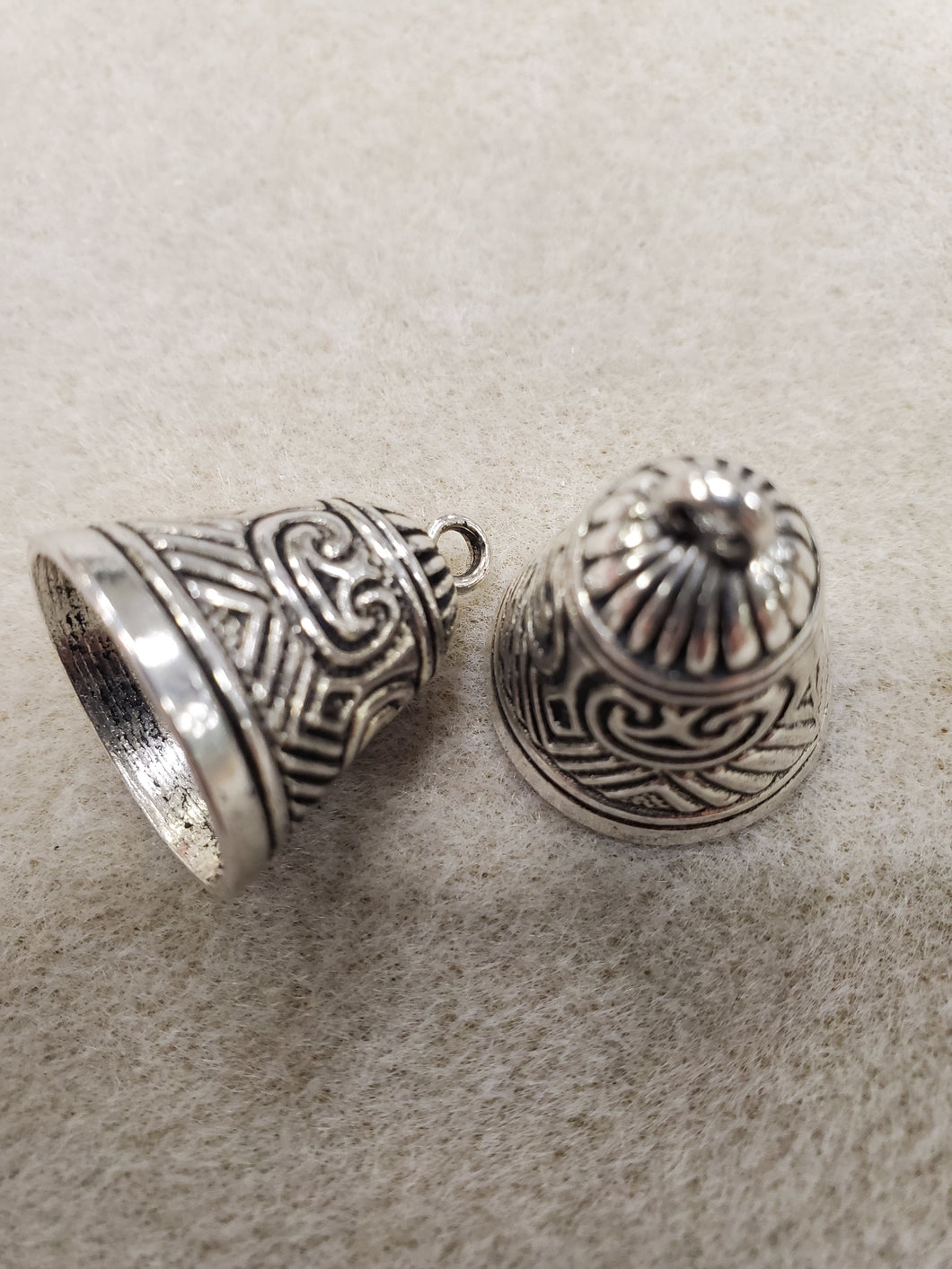 BELL END CAP PEWTER