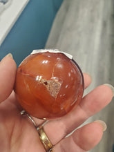 Load image into Gallery viewer, CARNELIAN SPHERE
