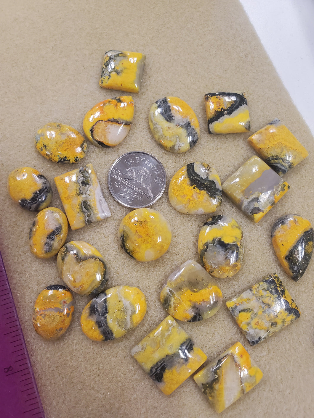 CABOCHON BUMBLEBEE JASPER