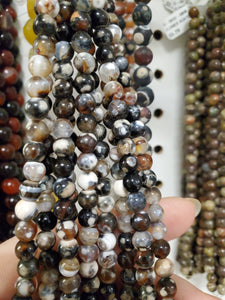 FIRE AGATE COCONUT BROWN
