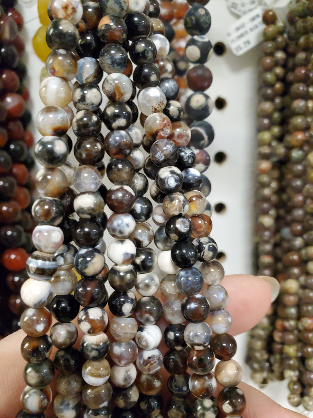 FIRE AGATE COCONUT BROWN