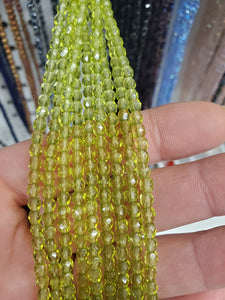 FIRE POLISHED CRYSTAL OLIVINE