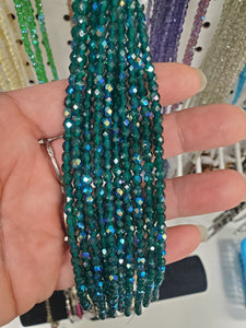 FIRE POLISHED CRYSTAL TR EMERALD AB