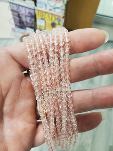 FIRE POLISHED CRYSTAL TR ROSALINE