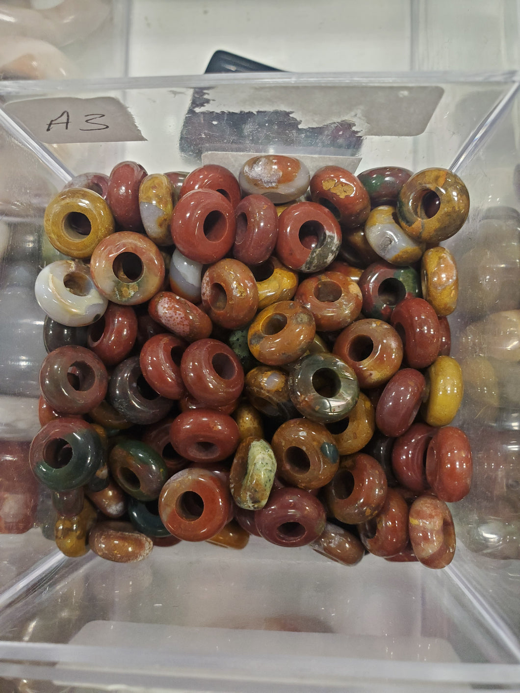 INDIAN AGATE RONDELLE