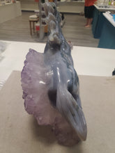 Load image into Gallery viewer, MOSS AGATE AMETHYST HORSE

