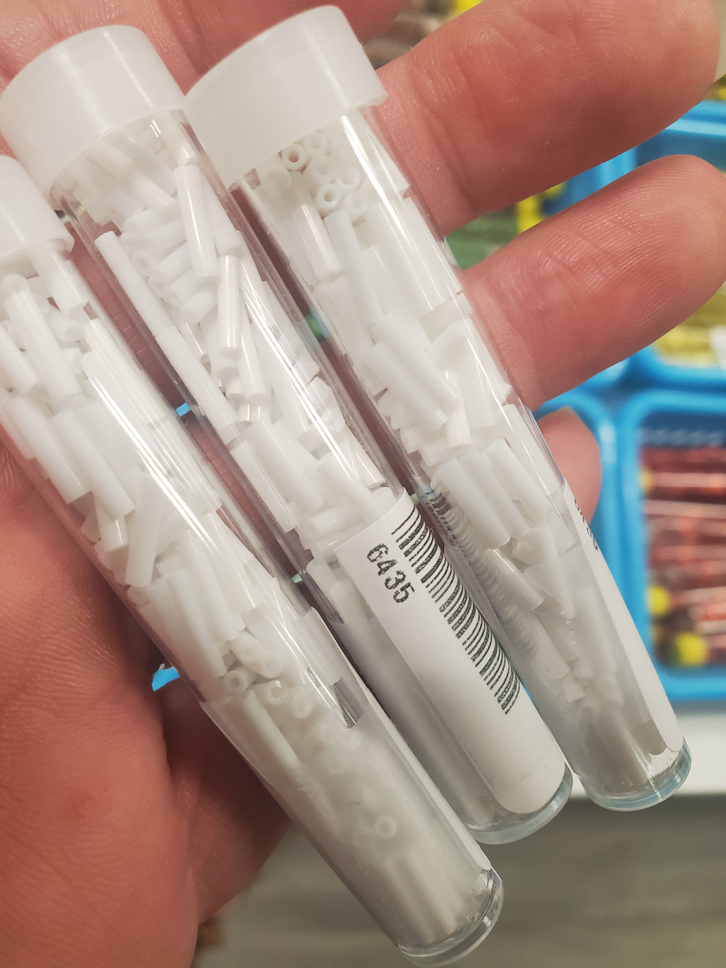 BUGLE BEADS WHITE