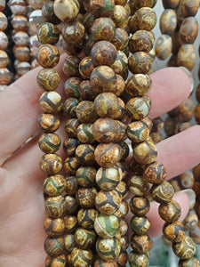 AGATE DZI BEAD 8MM