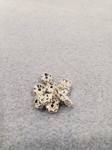 BRASS CRYSTAL RONDELLE