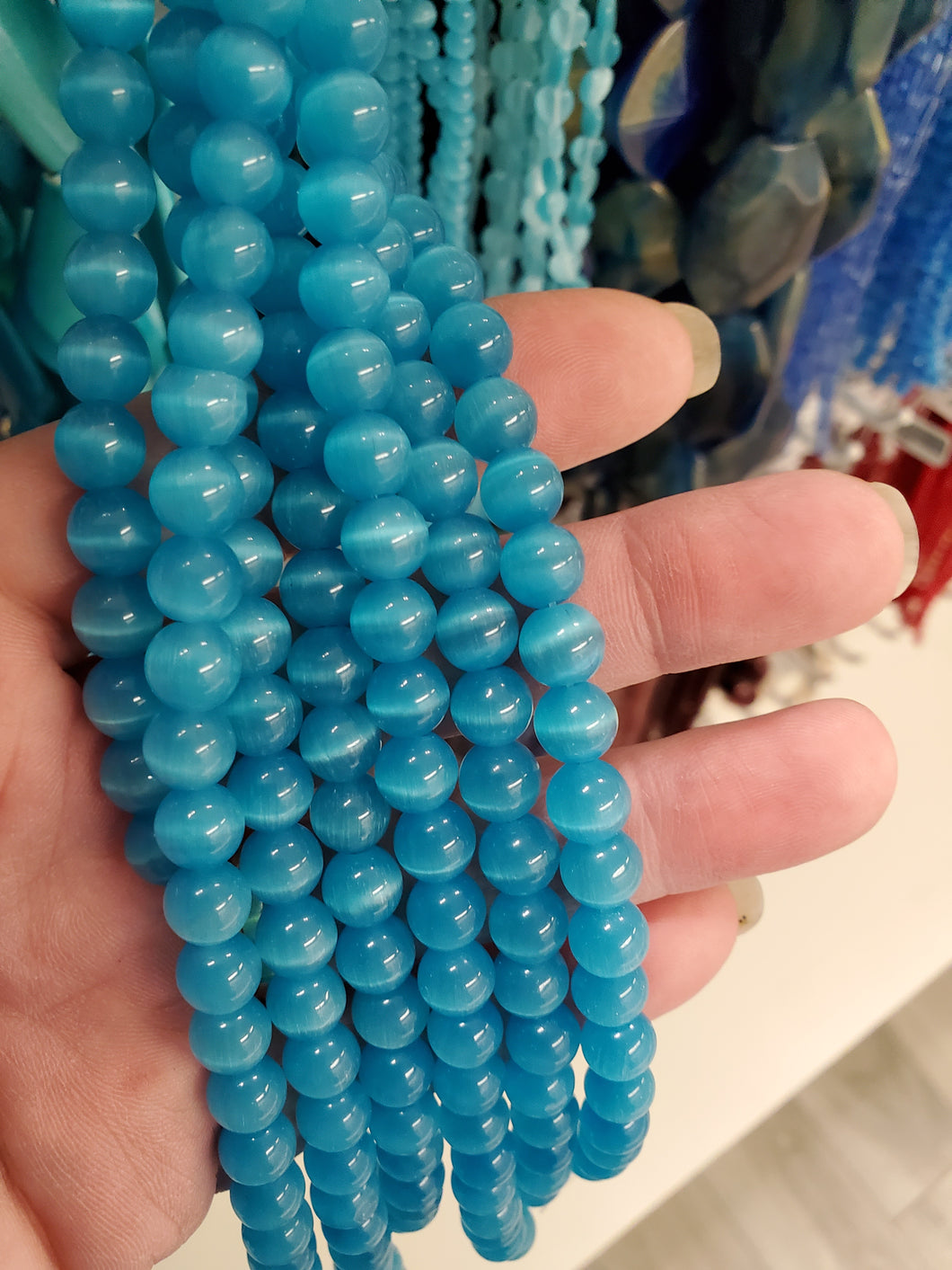 CAT EYE BEAD 8MM
