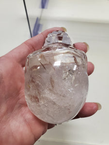 CLEAR QUARTZ SKULL