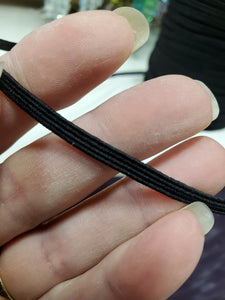 ELASTIC 1/8" BLACK