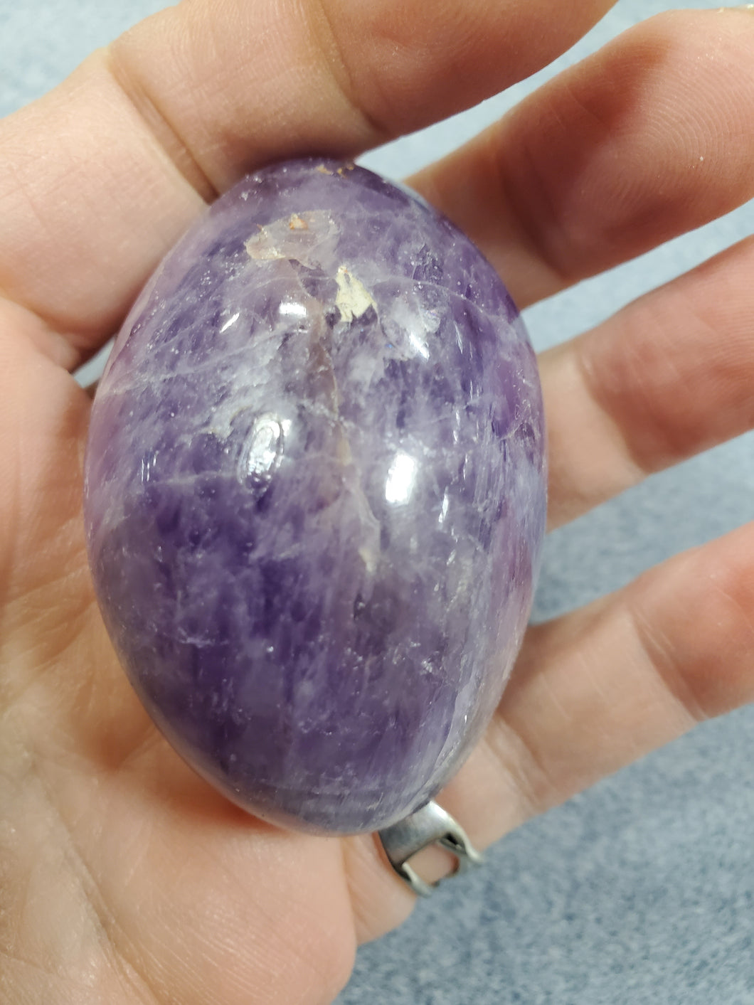 AMETHYST GALLET/PALM STONE