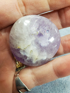 AMETHYST GALLET/PALM STONE